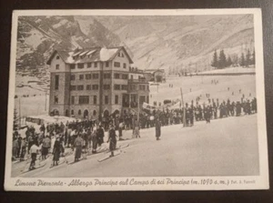 1940 Limone Piemonte (Cuneo) albergo principe - campi da sci - alpinisti - Picture 1 of 2