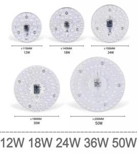 50w 36w 24w 18w 12w LED Ring Panel Circle Light Smd LED Round Ceiling Board Circ - Picture 1 of 24