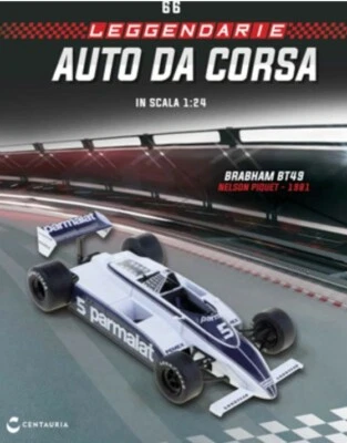 LEGGENDARIE AUTO DA CORSA  BRABHAM BT49 di Nelson Piquet del 1981 in scala 1/24  - Immagine 1 di 4