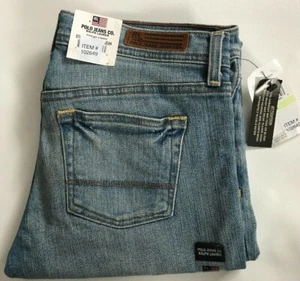 Jeans Polo Ralph Lauren donna taglia 4 elasticizzati cropped blu prezzo al dettaglio consigliato $69,00 - Foto 1 di 6