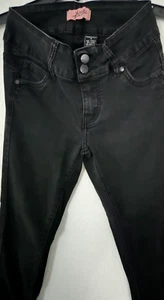 Pantalón Jeans Negro De Niña. Talla 3. - Picture 1 of 4