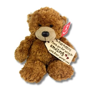 Thank You Teacher Teddy Bear Gift | Personalised Plush | End Of Term Thank You - Picture 1 of 6