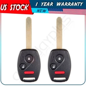 2 Remote Car Key Fob for Honda Pilot 2005 2006 2007 2008 CWTWB1U545 3 Buttons - Picture 1 of 7