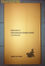Hot Toys MMS258 Iron Man 3 Mark 36 XXXVI 1/6 Peacemaker 2014 Exclusive New