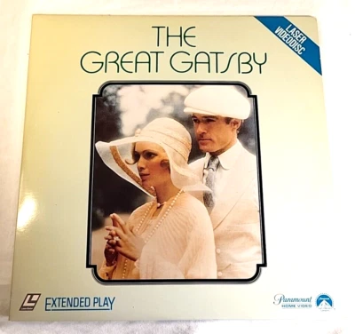 The Great Gatsby, Laserdisc (VG close to LN) Robert Redford, Bruce Dern, 2 Discs Foto 1 de 4