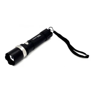 Flashlight LED High Luminosity Multifunction Aluminum Compact Drum Rechargeable - Picture 1 of 6