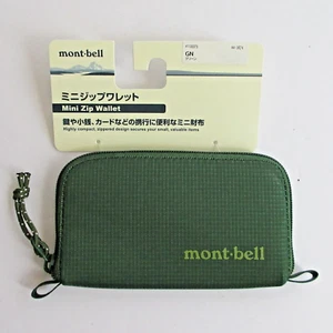 mont-bell Unisex Nylon Mini Zip Wallet Compact Lightweight Japan NWT - Picture 1 of 14
