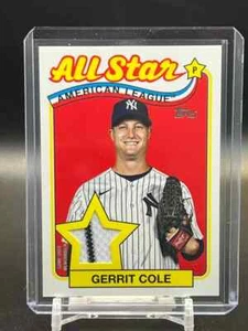 2024 Topps GERRIT COLE 1989 All-Star Relic Patch With PINSTRIPE! - NY Yankees - Picture 1 of 2