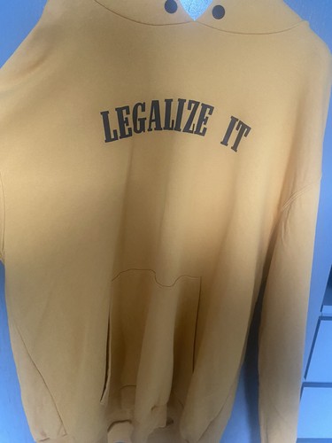 Felpa con cappuccio Palm Angels xxl indossata una volta