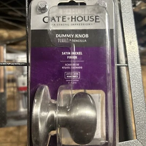 Gatehouse Schnullerknopf Inaktiv Satin Nickel Türklinke  - Bild 1 von 5