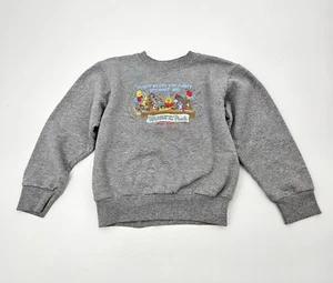 Vintage Disney Winnie The Pooh Sweatshirt Magic Kingdom Party Crewneck Kids 5 6 - Picture 1 of 16