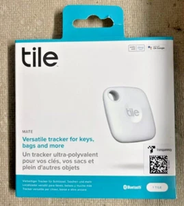 TILE Mate Universel Bluetooth Tracker GPS pour Porte-clés/Téléphone/Sacs/Voiture - Photo 1 sur 9