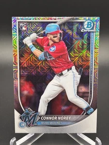 2025 Bowman Chrome Connor Norby Rc Rookie Mega Mojo Refractor No. 46 - Picture 1 of 10