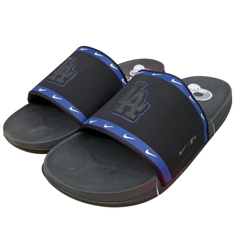 Sandali Nike Offcourt Slide LA Dodgers MLB nero blu taglia 11
