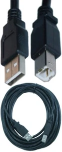 12ft USB2.0 A~B AB Printer Cable/Cord/Wire PC/MAC/Canon/Epson/Dell$SH DISC{BLACK - Picture 1 of 1
