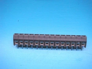 (1) WECO 940-DS/14 20.877.014 14 POLE 26-14 AWG EURO STYLE PCB TERMINAL BLOCK - Picture 1 of 4
