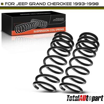 2 piezas muelles helicoidales para Jeep Grand Cherokee 1993-1998 lado trasero del conductor y del pasajero Foto 1 de 4