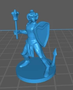 Tiefling Cleric Mini - DND - Pathfinder - Dungeons & Dragons - RPG - Tabletop -  - Bild 1 von 10