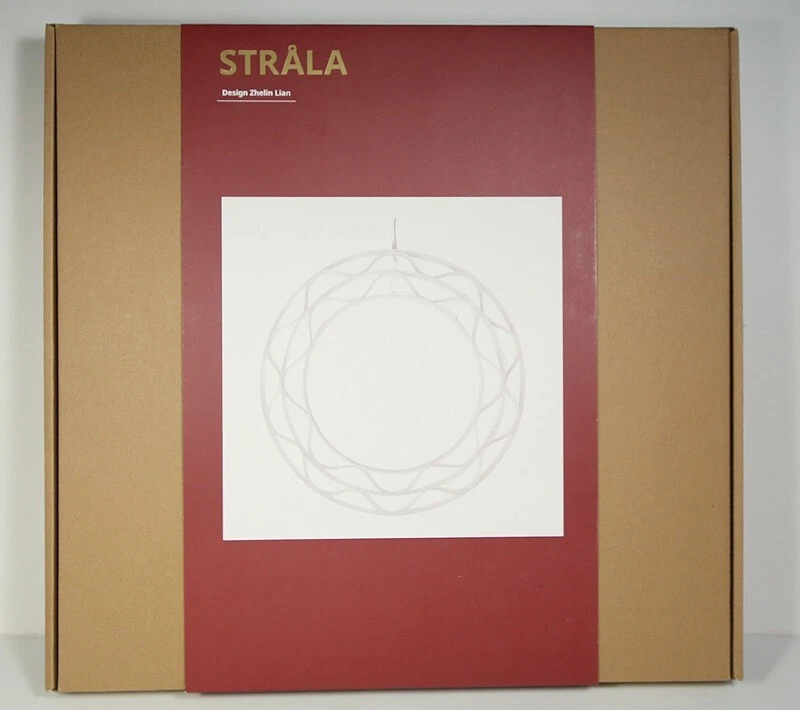 IKEA STRÅLA LED Pendant Lamp 15" Strala White Light 605.629.74