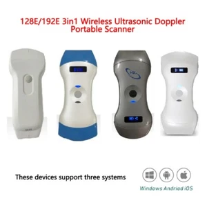Wireless Color Ultrasound Doppler 3 in 1 Probe Convex Linear Phased Array Probe - Picture 1 of 9