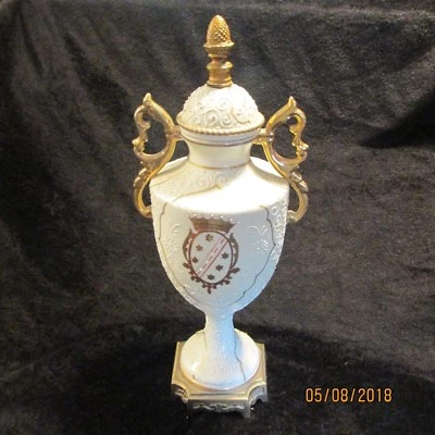 Antique Table Lamp Urns by Seiei & Company Japan Marked 1930's - Image 1 of 4