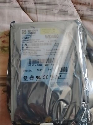 Western Digital Caviar WD400 40GB Enhanced IDE Hard Drive - GOOD - Image 1 of 2