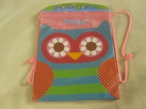 Bolso con cordón Stephen Joseph búho talla única nombre personalizado ""Ámbar"" ~ 3230 - Imagen 1 de 6