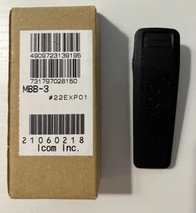 Icom MBB3 NEW 4X Belt Clips for Icom Handhelds F52D F62D M85 MBB-3 - Zdjęcie 1 z 4