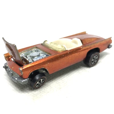 Hot Wheels Redline Classic 57 Bird 1968 naranja blanco interior Hecho en Estados Unidos Foto 1 de 4