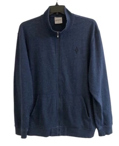 Giacca uomo Skechers taglia 2XL felpa full zip blu tasche manica lunga - Foto 1 di 6
