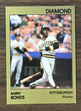 1991 Star Company BARRY BONDS  Limited Edition DIAMOND Promo Card 400 Printed