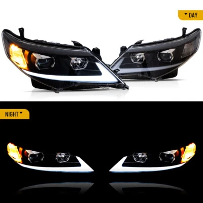 VLAND LED Headlights For 2012-2014 Toyota Camry Projector Front Lamps Left+Right - Image 1 of 4