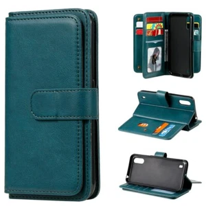 For Various Models New Multifunction 10 Cards Flip Wallet PU Leather Case Covers - Picture 1 of 12