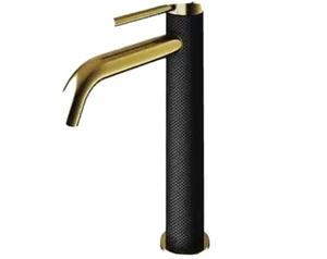 Modern Black And Gold bath Faucet - Picture 1 of 2