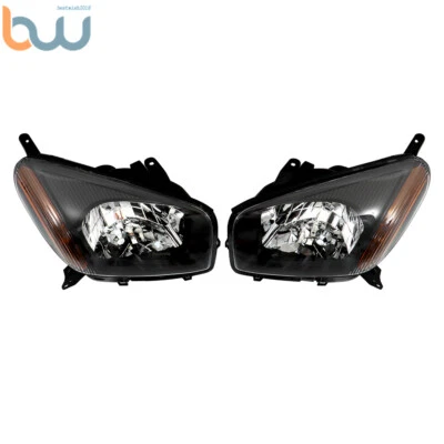 Faros halógenos negros laterales izquierdo y derecho para Toyota RAV4 2001 2002 2003 Foto 1 de 4