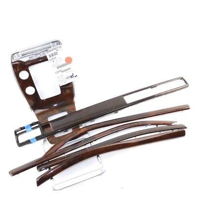 Ventilaciones de tablero de madera clásica brillante Volvo 7 piezas, consola y moldura de puerta su S80 XC70 12-16 Foto 1 de 4