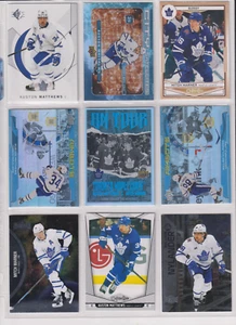 TORONTO MAPLE LEAFS 9-CARD LOT MATTHEWS MARNER NYLANDER UD OPC INSERTS SP - Bild 1 von 2