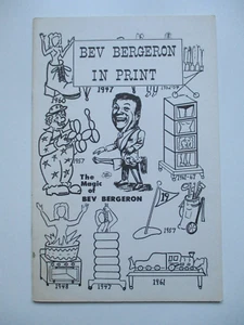 1975 BEV BERGERON IN PRINT Magic MAGICIAN Scarce Booklet - Picture 1 of 11