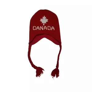 Cappello berretto Canada Beanie maglia con cravatte intrecciate - Foto 1 di 3