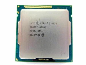 PROCESSEUR INTEL i5-3570 3,4 - 3,8 GHZ SOCKET 1155 avec pâte thermique. - Foto 1 di 1