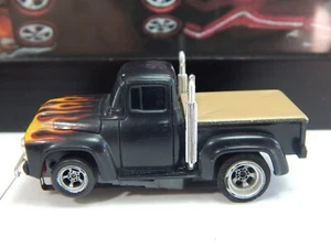 AFX '56 Ford Pick-up black Flames yr.1976 H.O. Slot Car #1909 - Picture 1 of 10