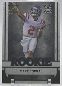 💥MATT CORRAL ROOKIE 2022💥LEAF ULTIMATE DRAFT GOLD ROOKIE💥XRC SP LE #/99🔥🔥 - Bild 1 von 3