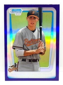 NICHOLAS DELMONICO PURPLE REFRACTOR ~ 2011 BOWMAN CHROME DRAFT PROSPECTS #BDPP26 - Picture 1 of 2