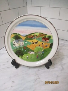 Villeroy & Boch The Four Seasons SUMMER Decorator Plate Gerard Laplau Luxembourg - Picture 1 of 5