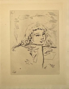 PIERRE BONNARD"SAINTE MONIQUE B111-50"Original etching Editeur Ambroise Vollard - Picture 1 of 6