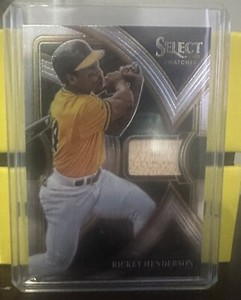 2023 Panini Select Baseball Rickey Henderson Patch 
