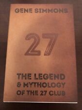 Gene Simmons Signed Book Jsa Coa â€œ27â€� The Legend & Mythology Of The 27 Club