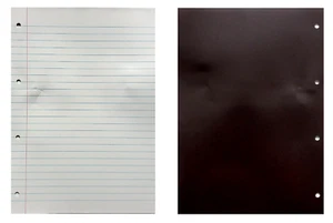 A4 DRY WIPE MAGNETIC LINED MEMO BOARD LINES NOTES MESSAGE FRIDGE HOME OFFICE - Picture 1 of 3