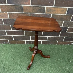 Pennsylvania House Special Edition Solid Cherry Tilt Top Table Queen Anne Style - Picture 1 of 13