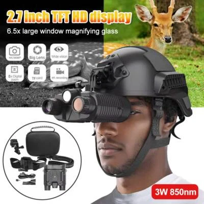 NV8160 1080P Head Mounted Night Vision Binoculars Infrared Night Vision - Image 1 of 4